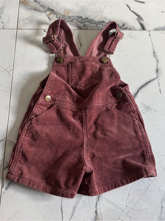 Jamie Kay Other - Jamie Kay Kids Corduroy Short Overalls in Rosewood